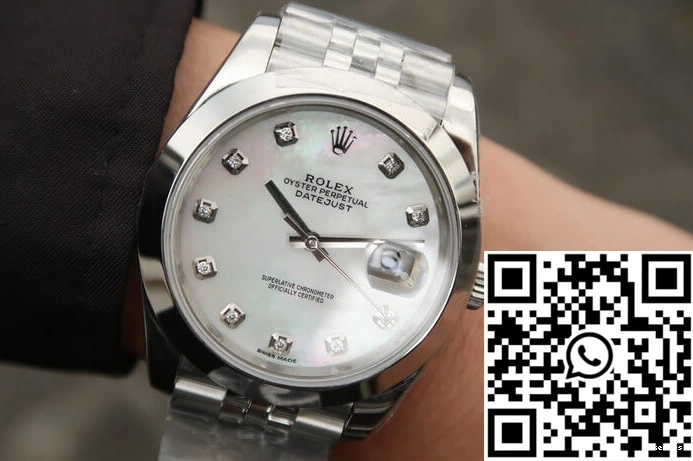 Factory Dial Datejust EW Rolex M126300 Diamond-set 0414